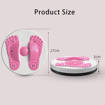 Waist Twisting Disc Unisex Waist Trainer Abdominal Exercise Foot Massage Plate Workout Home Gym Body Building Fitness Equipment - GOLDEN TOUCH APPARELS WOMEN