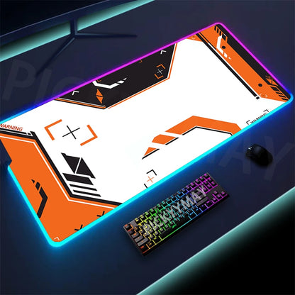 Printing Collection LED Gaming Mousepads Large Backlight Desk Mat 39.3x19.6in Gamer Mousepad RGB Mouse Pad Luminous Mouse Mat.