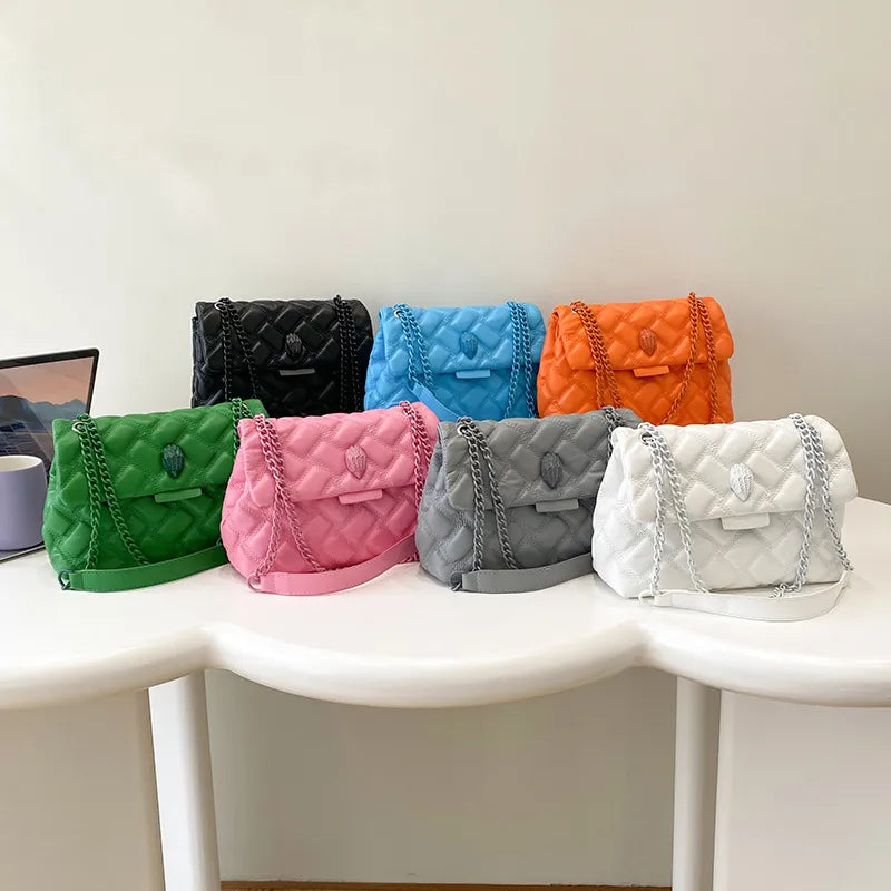 Trendy Retro Rainbow Shoulder Bag for Women - Luxury Designer Handbag & Crossbody Bag