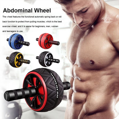2022 New Ab Roller No Noise Abdominal Wheel Ab Roller Stretch Trainer For Arm Waist Leg Exercise Gym Fitness Equipment - GOLDEN TOUCH APPARELS WOMEN