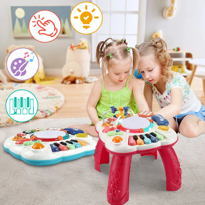 Multi-Functional Baby Activity Table with Musical Educational and Developmental Sensory for Babies