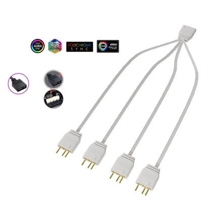 High-Quality ARGB Splitter Cable for Gamers and PC Enthusiasts Multi-interface - GOLDEN TOUCH APPARELS WOMEN