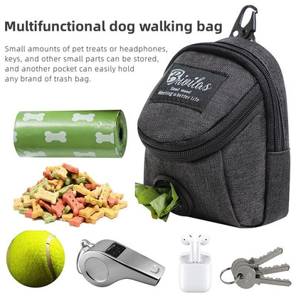 Portable Dog Training Treat Bag Outdoor Pet Dog Treat Pouch Puppy Snack Reward Waist Bag Dog Poop Bag Dog Carriers Bags.
