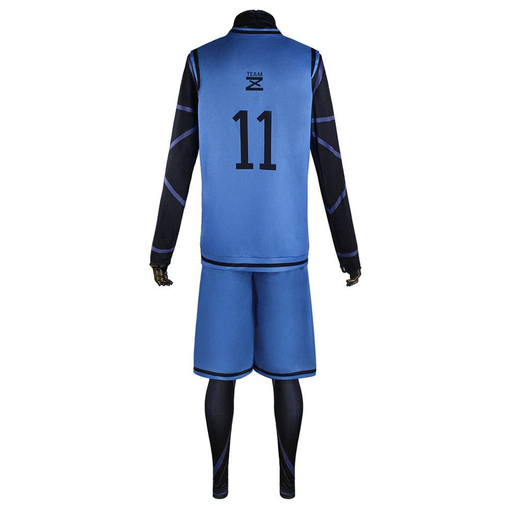 Blue Lock Anime Cosplay Costume Bachira Meguru Football Soccer Training Uniform Jersey Sportswear Halloween Clothes Men Women - GOLDEN TOUCH APPARELS WOMEN