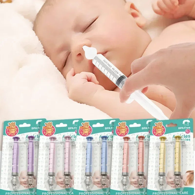 Baby Nasal Aspirator Syringe - 10ML/20ML Nose Cleaner for Rhinitis in Children