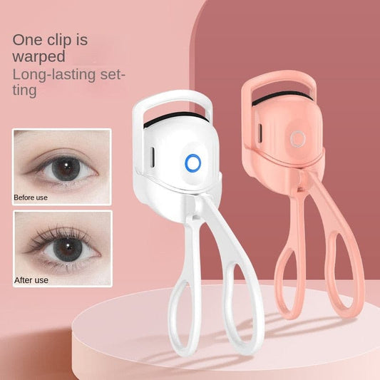 Eyelash Curler Portable Electric Heated Comb Eye Lash Perm Long Lasting Eyelashes Curls Thermal Eyelash Curler Makeup Tools.