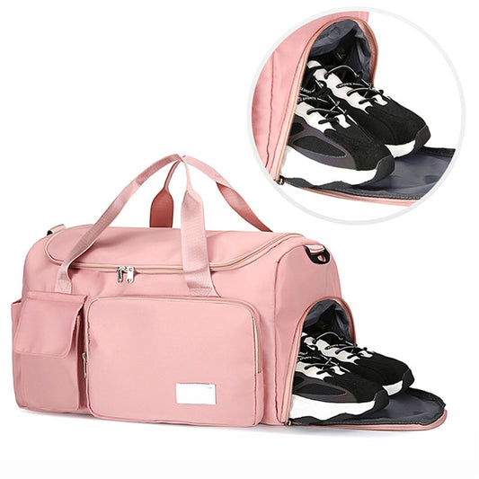 Large Capacity Outdoor Waterproof Travel Bag Luggage Handbag Women Shoulder Bag Nylon Sports Gym Bag Female Crossbody Bag.