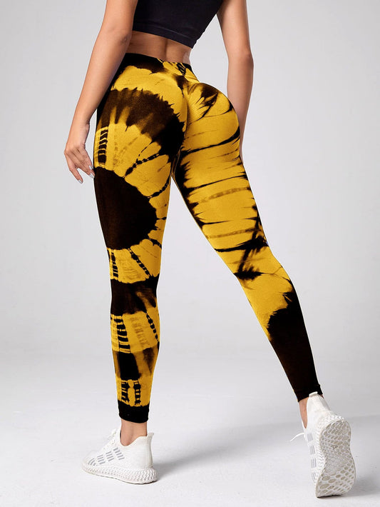 Seamless Leggings for Women Fitness Yoga Pants High Waist Tie Dye Legging Workout Scrunch Butt Lifting Sports Gym Tights Woman.