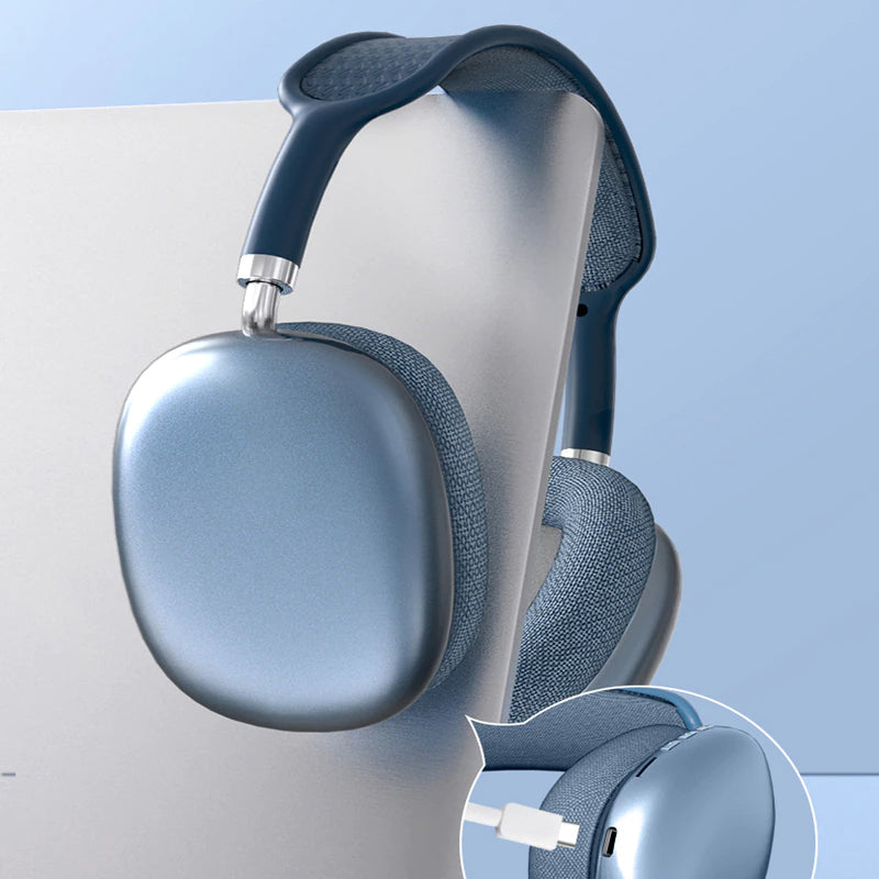 HeadFoams Pro: Wireless Headphones with Physical Noise Reduction, 12-Hour Playtime, SD Slot, and Backup Wire